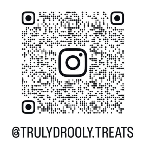 Instagram QR code for the Truly Drooly account